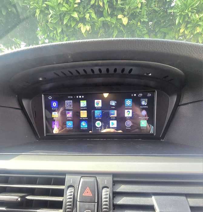 Rádio Android 14 com GPS BMW E60 E61 E62 E63 E90 E91 E92 E93 (Novo)