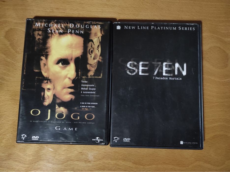 Dvds David Fincher: O Jogo e Seven. 8€  pelo conjunto