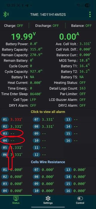 БМС JK PB2A16S15P (б/в, з нюансом)