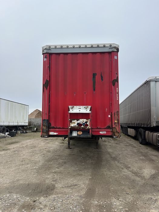 Naczepa Firanka  MEGA/ KRONE / BPW eco plus / HACCON  / 2012