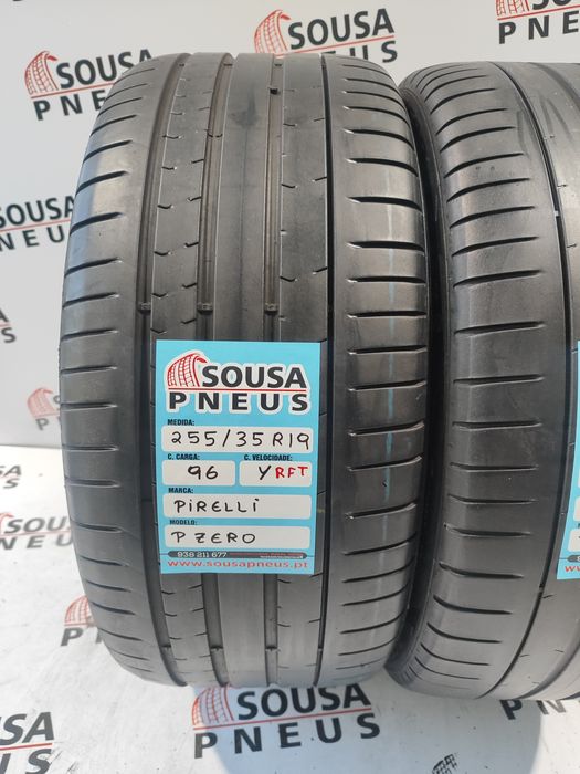 2 pneus semi novos 255-35R19 Pirelli RFT - Oferta dos Portes
