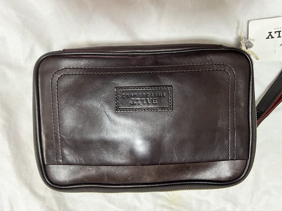 Bolsa / Necessaire de Mão BALLY em Pele Original (Como Nova) + Dustbag