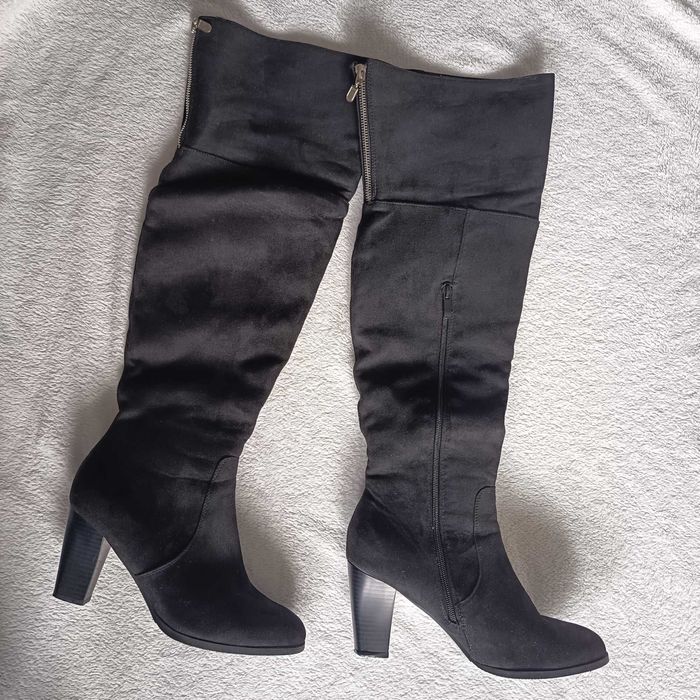 Kozaki czarne rozmiar 39