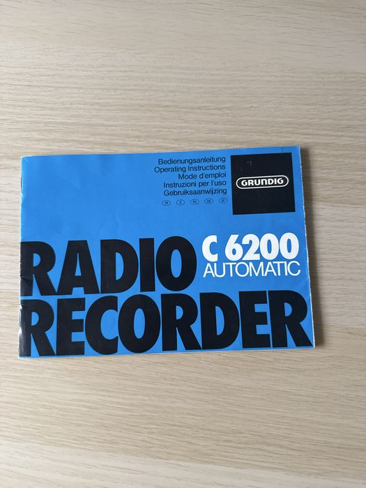 Grundig C6200 automatic instrukcja serwis
