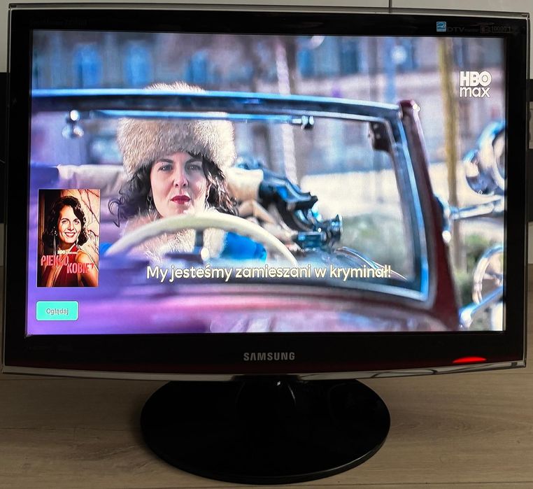 Telewizor Samsung T220HD 22"z pilotem  cali cale garaż ogródek działka zakład karny
