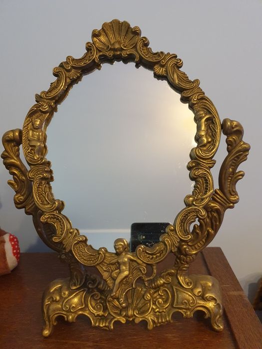 Śliczne lustro barokowe, antyk zabytek okazja