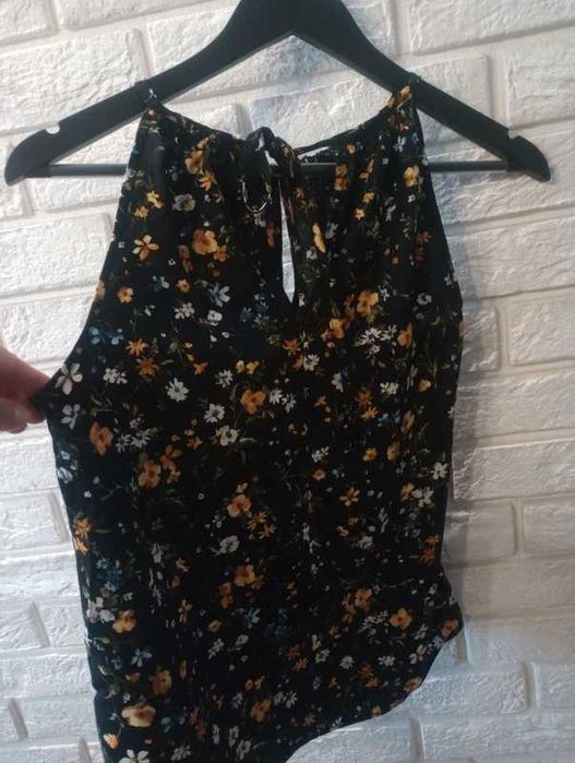Oasis bluzka damska top r.10 38 w kwiatuszki