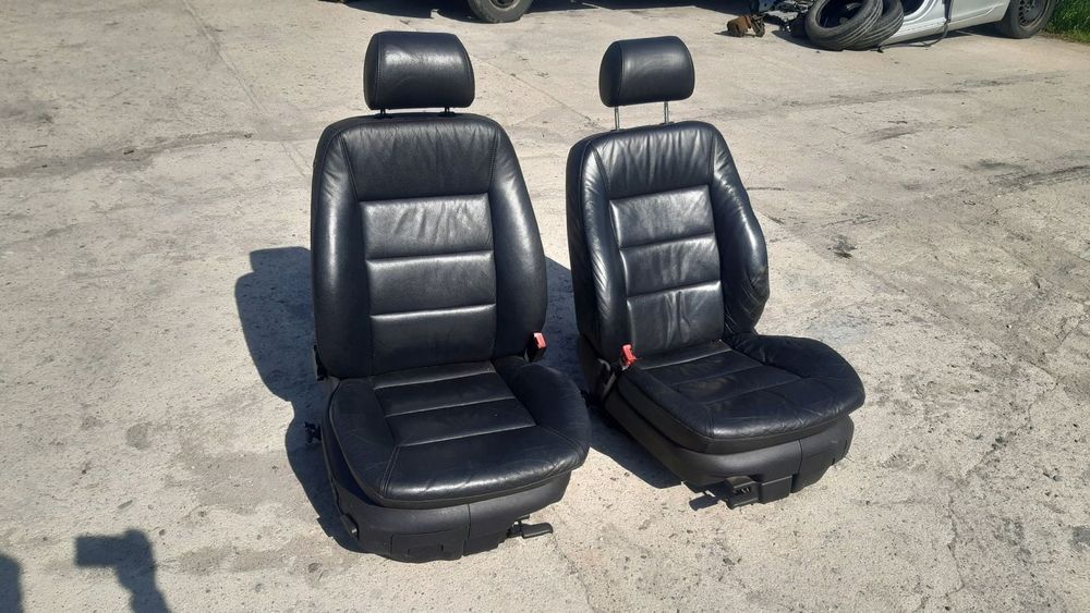 fotele fotel kanapa skóra czarna AUDI A6 C5 AVANT