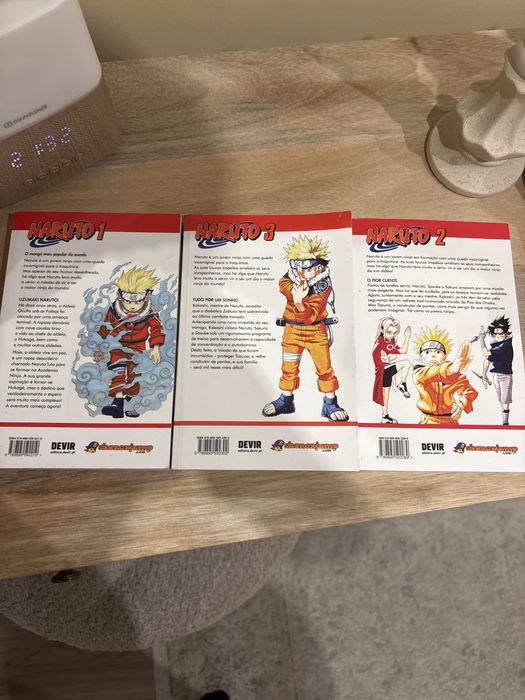 Livro naruto 1-2-3 (manga)