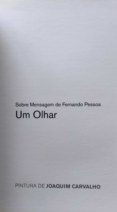 Um olhar sobre mensagem de Fernando Pessoa, Joaquim Carvalho - pintura