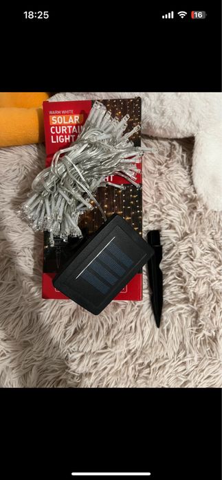 Kurtyna solarna Action Led zestaw 4 szt nowe nieużywane
