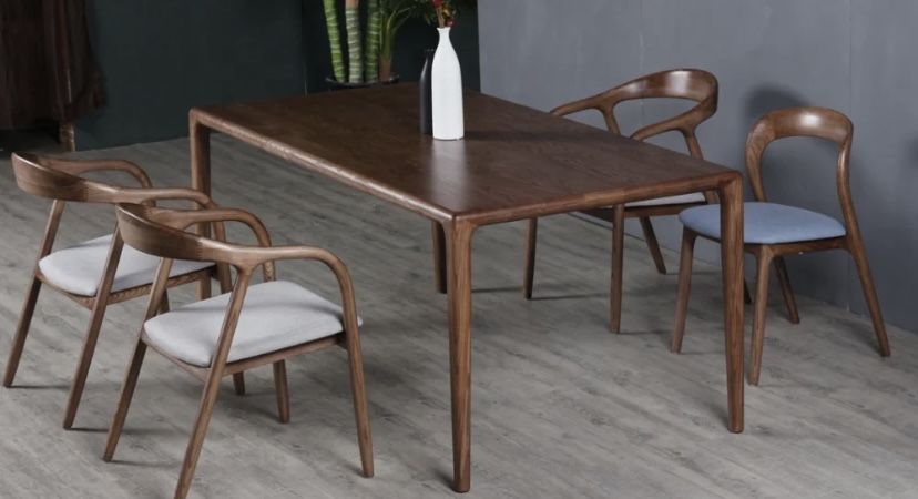 Stół dębowy loft, nowoczesny lite drewno dębowy, drewniany