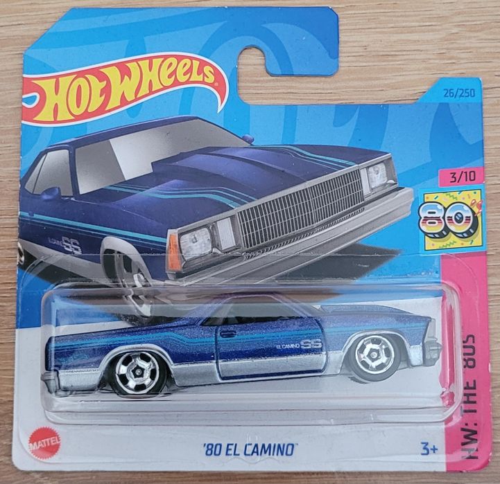 El Camino granatowy Hot Wheels