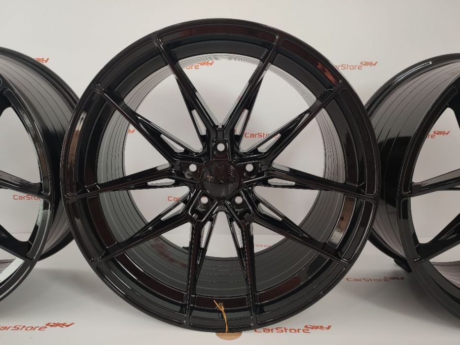 Jantes Haxer HX036 19 x 8.5 ET33 + 9.5 et 40 5x120 72.6 Preto Brilhant