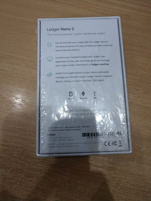 Ledger Nano S крипто кошелек