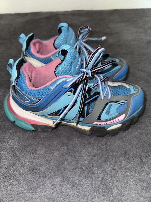 BALENCIAGA track 37 рожево блакитні баленсіага трак баленсиага трак