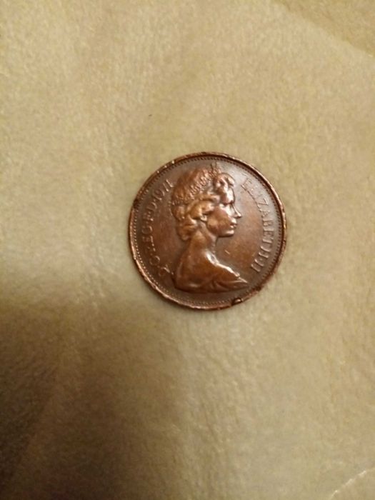 New Pence 2 - Elizabeth II - 1971 r. - Brąz.