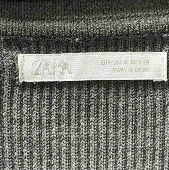 Чоловічий в’язаний светр поло Zara, розмір M