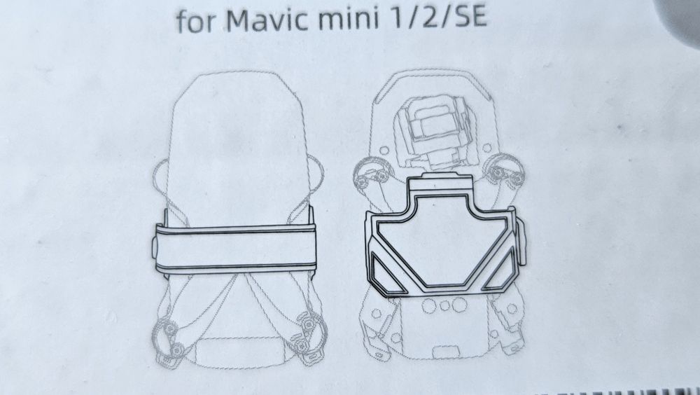 Fixador de proteção de Hélices DJI Mavic Mini 1, 2, SE