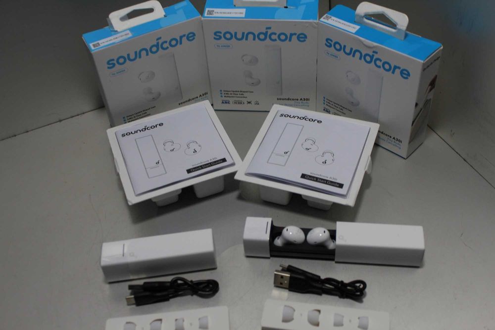 Навушники вкладиші бездротові TWS Anker SoundСore A30i White