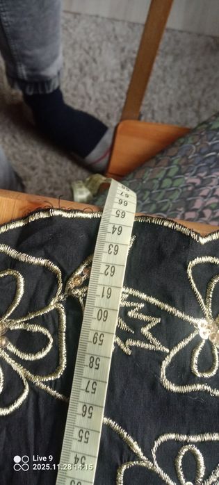 Sukienka damska na ramiączkach, rozmiar S, pachy  35 cm