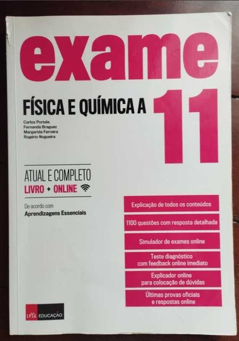 Livro de preparação para exame de Física-Química A 2020