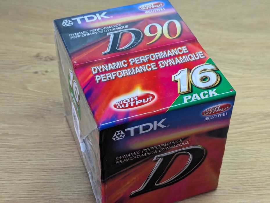 Аудіокасеты аудио кассеты блок 16шт. TDK D90 High Output