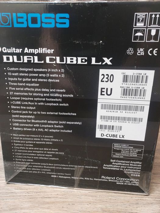 Комбопідсилювач BOSS Dual Cube LX