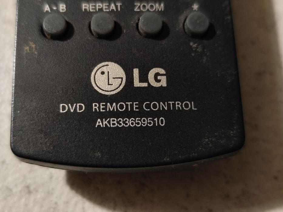 Pilot LG do odtwarzacza DVD
