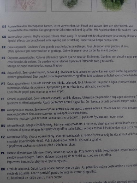 Ceras aguarelaveis staeddtler 24