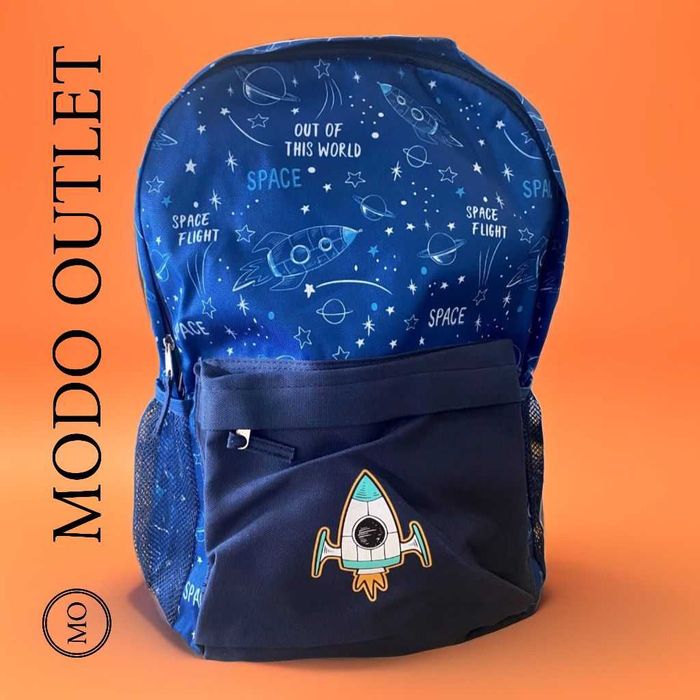 Plecak Młodzieżowy / Szkolny z Motywem Kosmosu Rakiety Kayet Paso