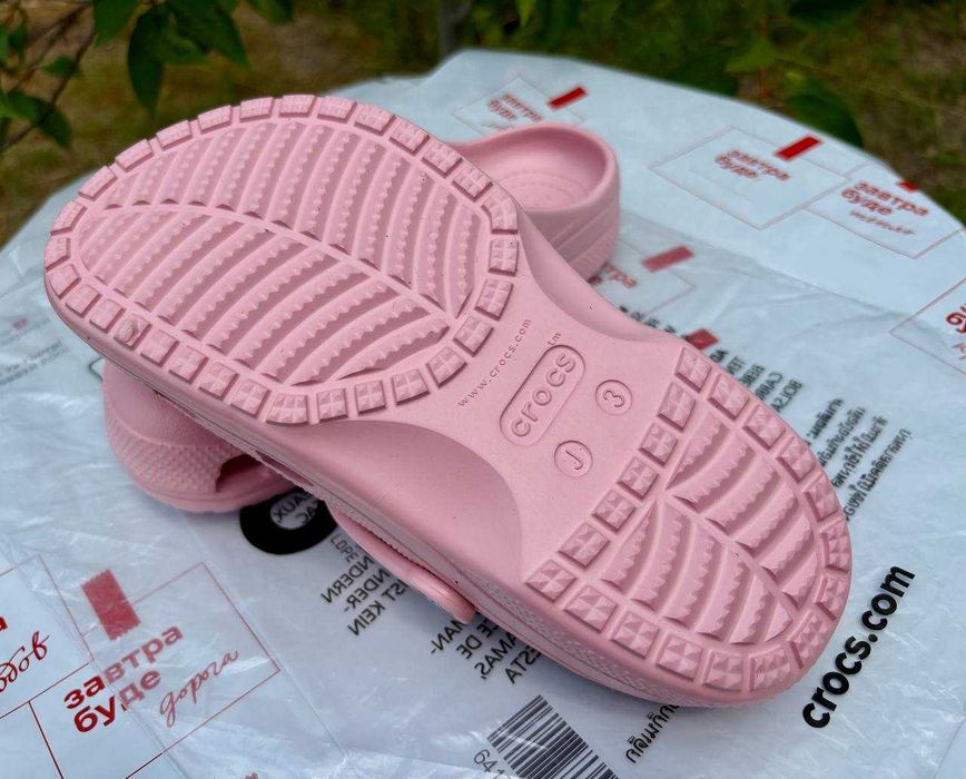 Дитячі крокси Crocs Baya ніжно рожеві 28, 29, 30, 32, 33, 34 розмір