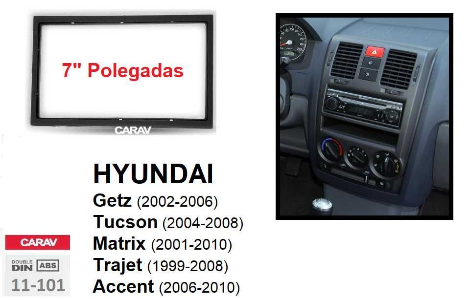 Rádio 2DIN • HYUNDAI Getz Tucson Matrix Accent Trajet • Android 4+64GB