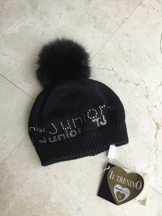Шапка вовняна чорна Il Trenino, Італія, нова