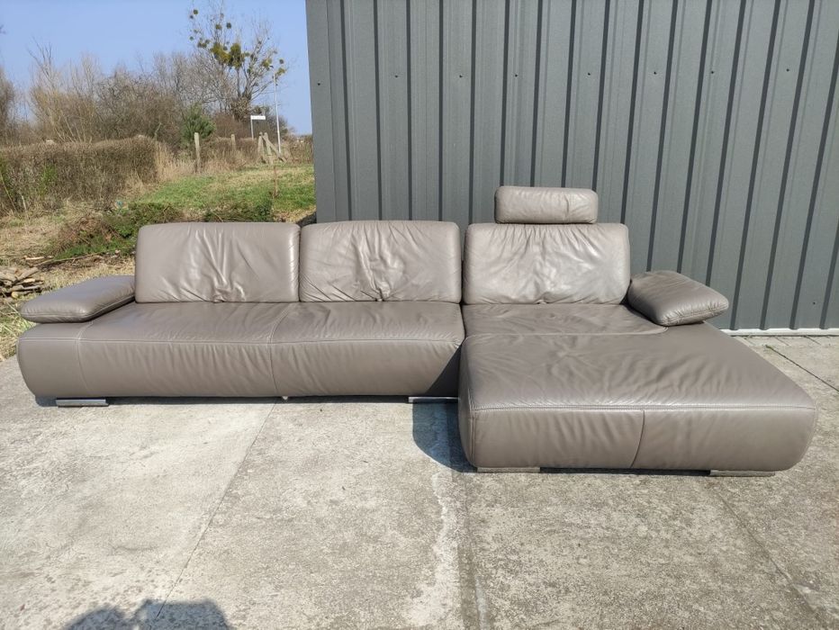 Skórzany narożnik/rogówka/wypoczynek- 100% skóra naturalna! Nowoczesny