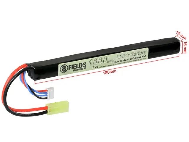 Акумулятор Li-Po 1000mAh 11,1 V 20/40C 8FIELDS