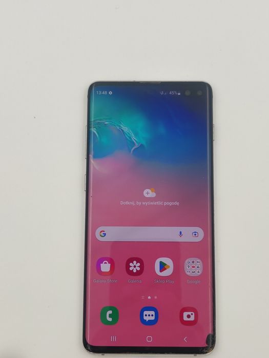 Samsung Galaxy S10+ Plus, biały, używany