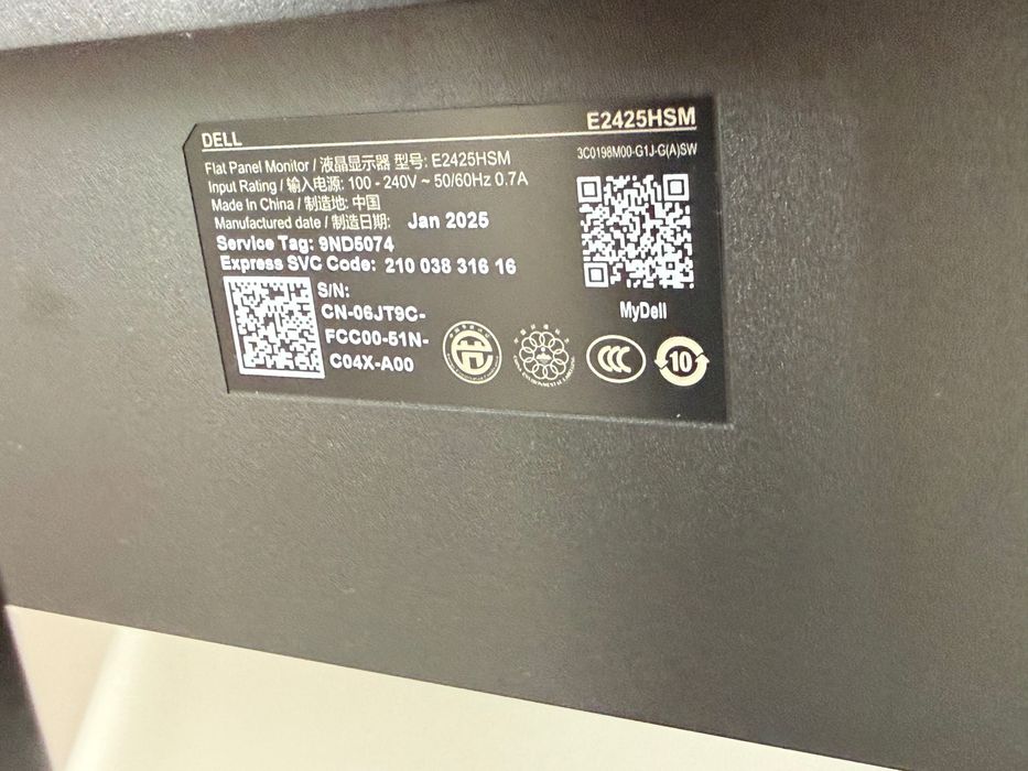 Monitor Dell Pro E2425HSM 24" Full HD IPS
