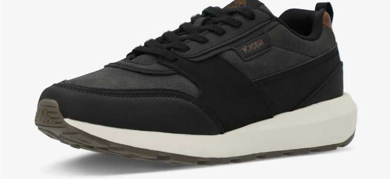 Підліткові кросівки Kappa Authentic Run (чорно-сірі)