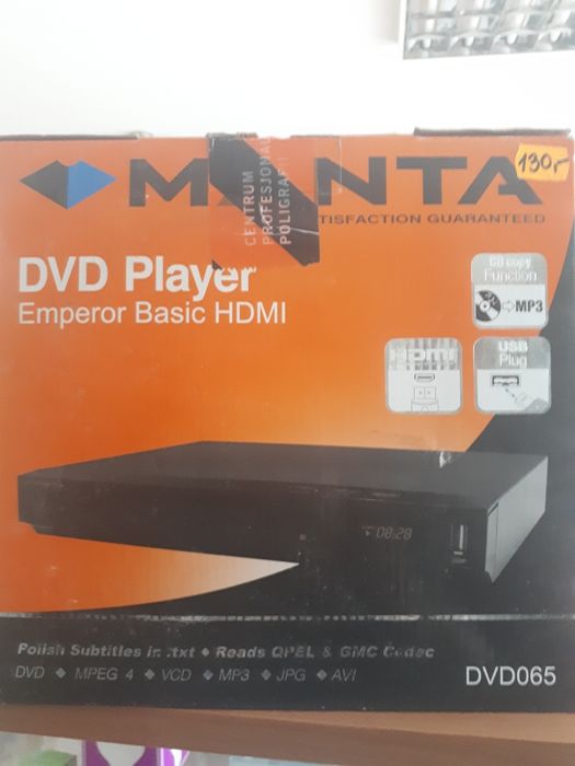 DVD Player Manta NOWY