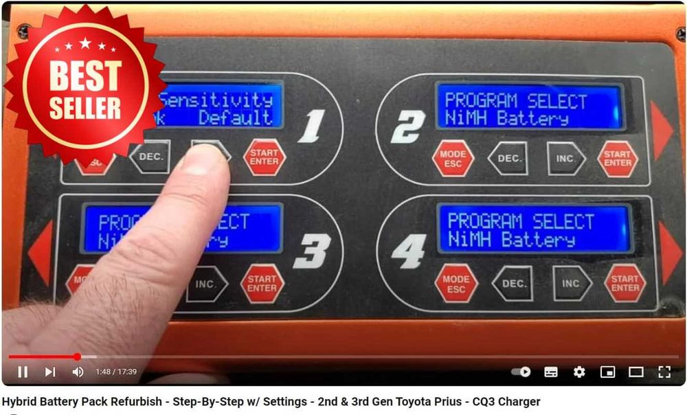 EV-PEAK CQ3 100 Вт   интеллектуальное зарядное/разрядное устройство