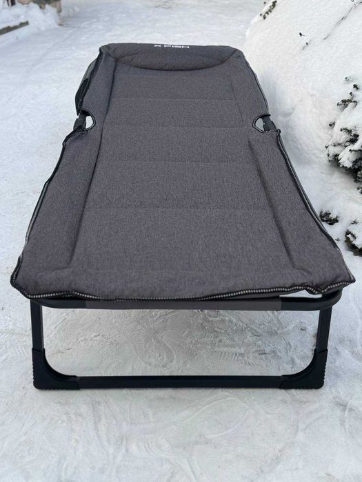 Розкладачка/розкладушка/раскладушка X-Fish Camp Bed 185х65х30cm Grey
