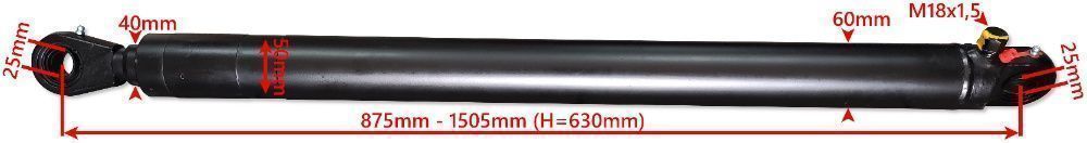 Siłownik hydrauliczny TŁOK TUR POLSKI GWARANCJA 24M 630 50x40 [0069]