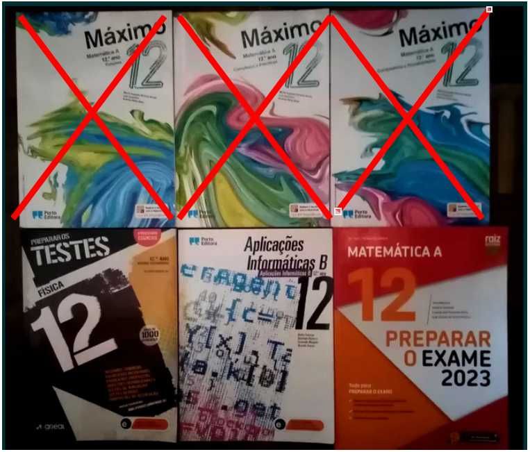 Livros e Manuais Escolares 8º, 10º,11º e 12ºanos