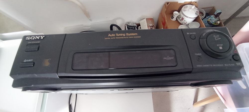 Leitor  de cassetes Sony Vhs SLV E100