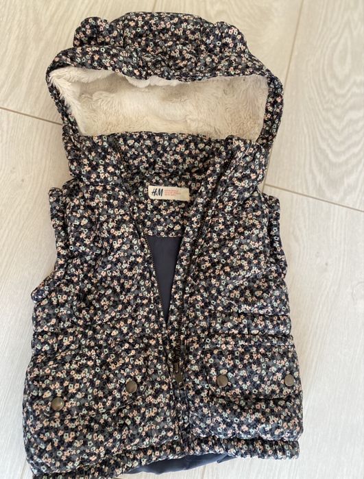 Утеплена жилетка H&M Baby 86–92, весна/осінь, як нова