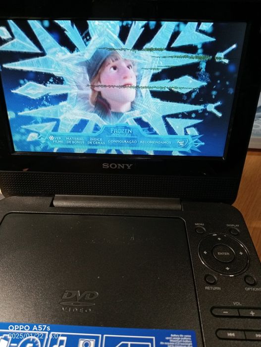 Leitor de DVD/CD portátil Sony DVP- FX 720