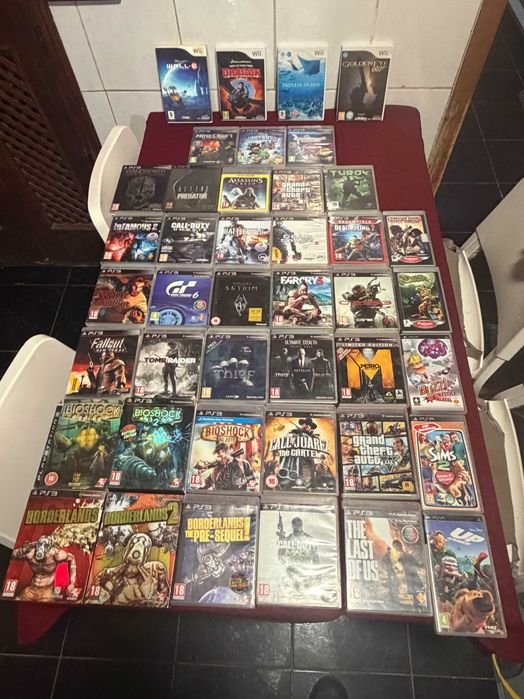 Jogos PS3 - 33 + 4 Jogos Wii + 4 jogos PSP