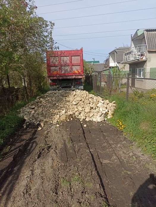Пісок гравій щебінь відсів вапняк земля глина бой