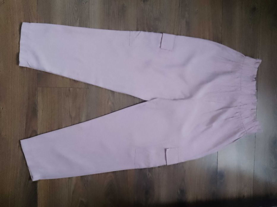 Spodnie damskie New Look pudrowy róż